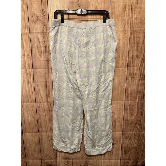 Victorias Secret Large pajama lounge pants pastel colors purple green - Picture 5 of 5